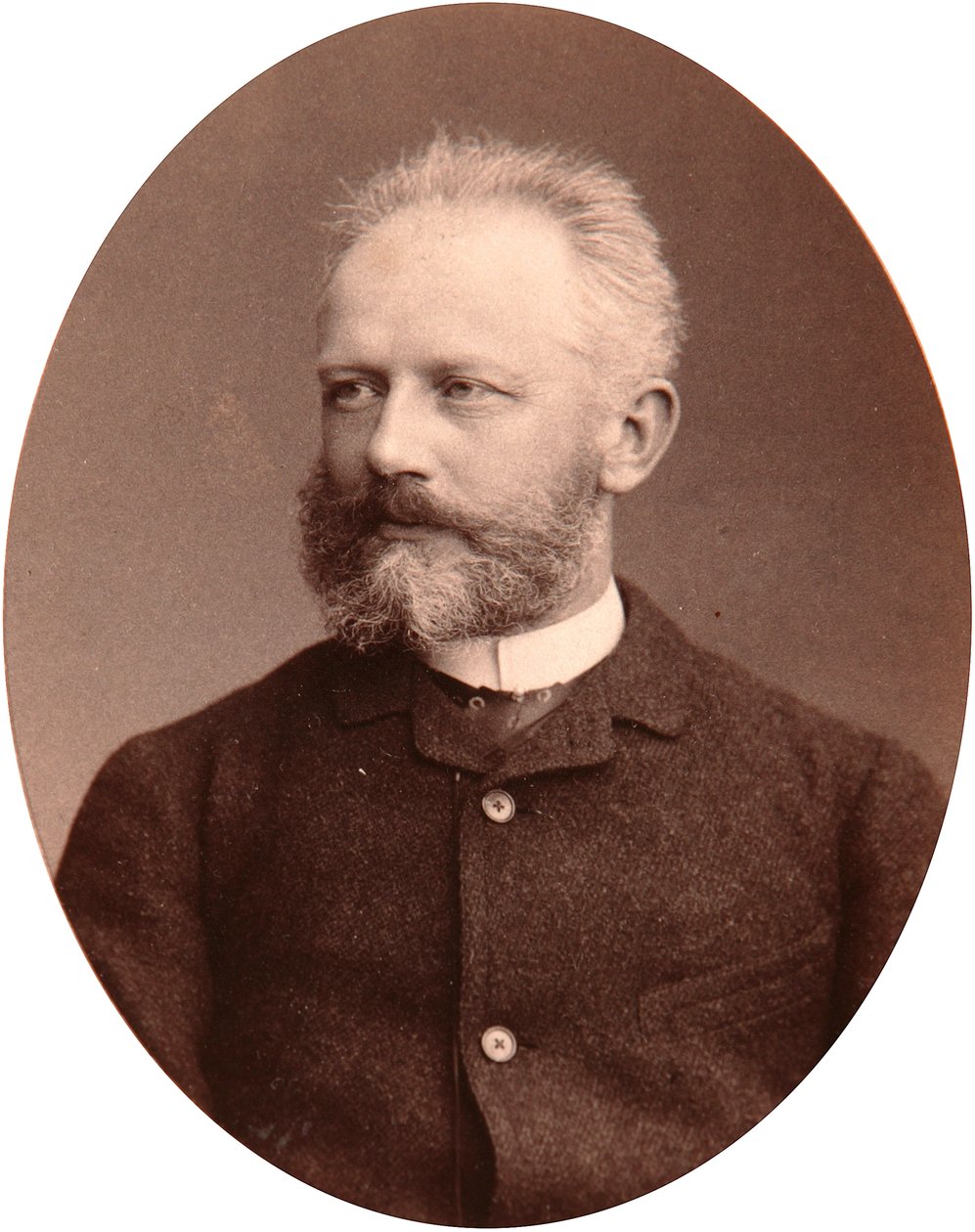 Porträt des Komponisten Piotr Tschaikowski von Sergei Lvovich Levitsky