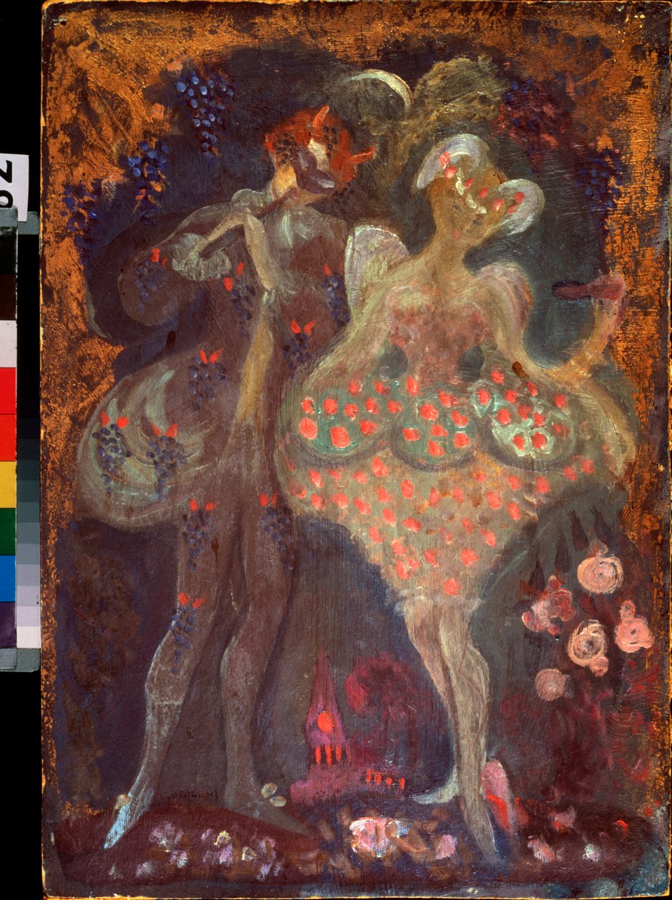 Cupidon und ein Faun von Sergei Yurevich Sudeikin