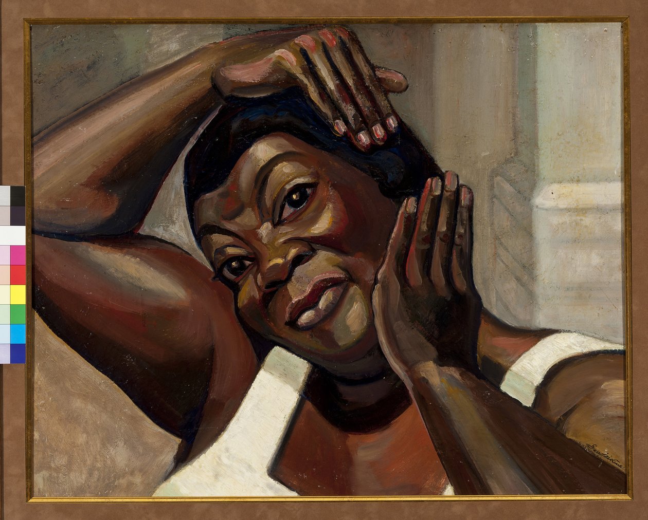 Ruby Elzy (1808-1943) in Porgy and Bess von Sudeykin (Soudeikine) Sergei Yurievich (1882-1946) von Sergei Yurevich Sudeikin