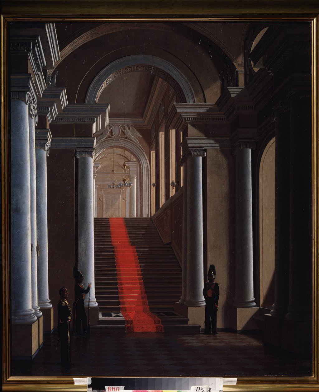 Die Treppe des Anitschkow-Palastes in Sankt Petersburg von Sergey Konstantinovich Zaryanko