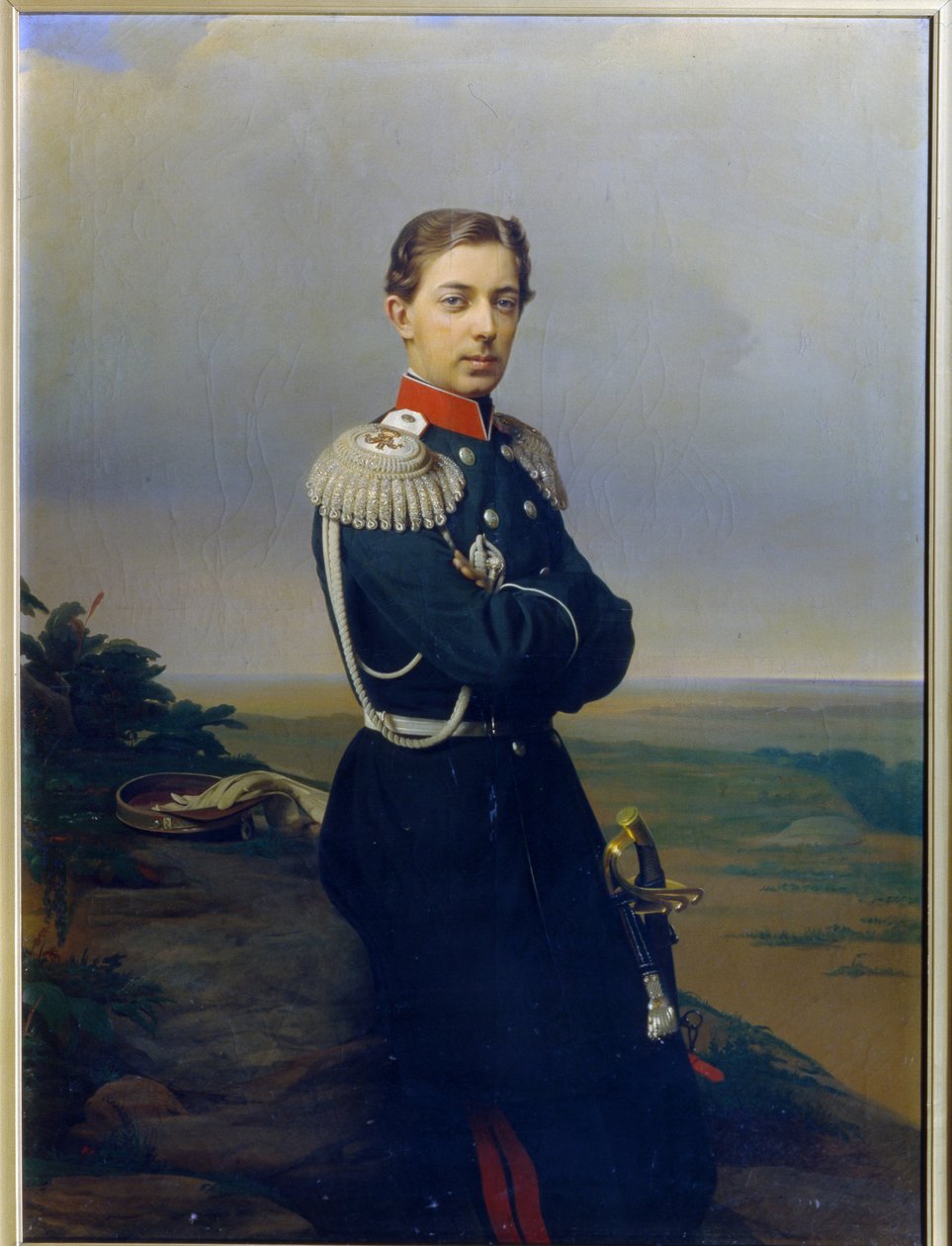 Porträt des Großfürsten Nikolai Alexandrowitsch von Russland von Sergey Konstantinovich Zaryanko