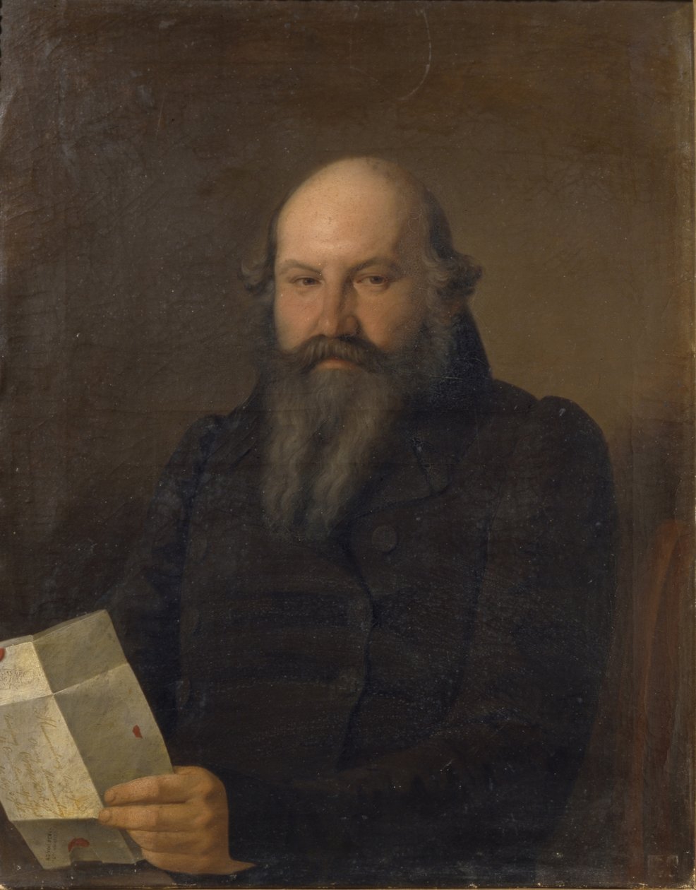 Porträt von Osip Mikhaylovich Senkov von Sergey Konstantinovich Zaryanko