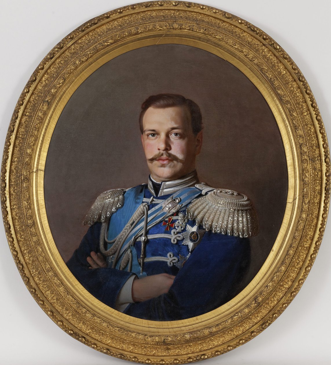 Porträt des Kaisers Alexander III., 1845-1894, ca. 1865 von Sergey Konstantinovich Zaryanko