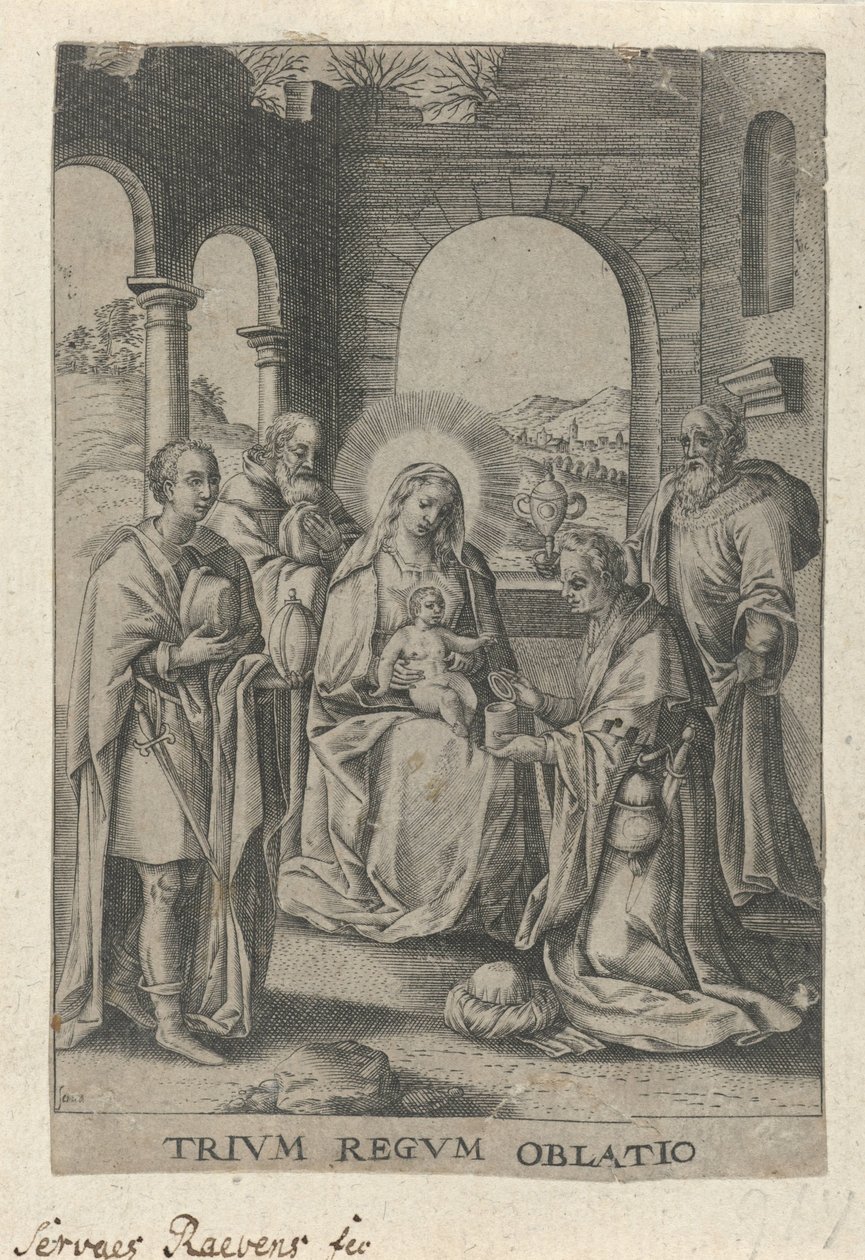 Anbetung der Könige von Servatius Raeven