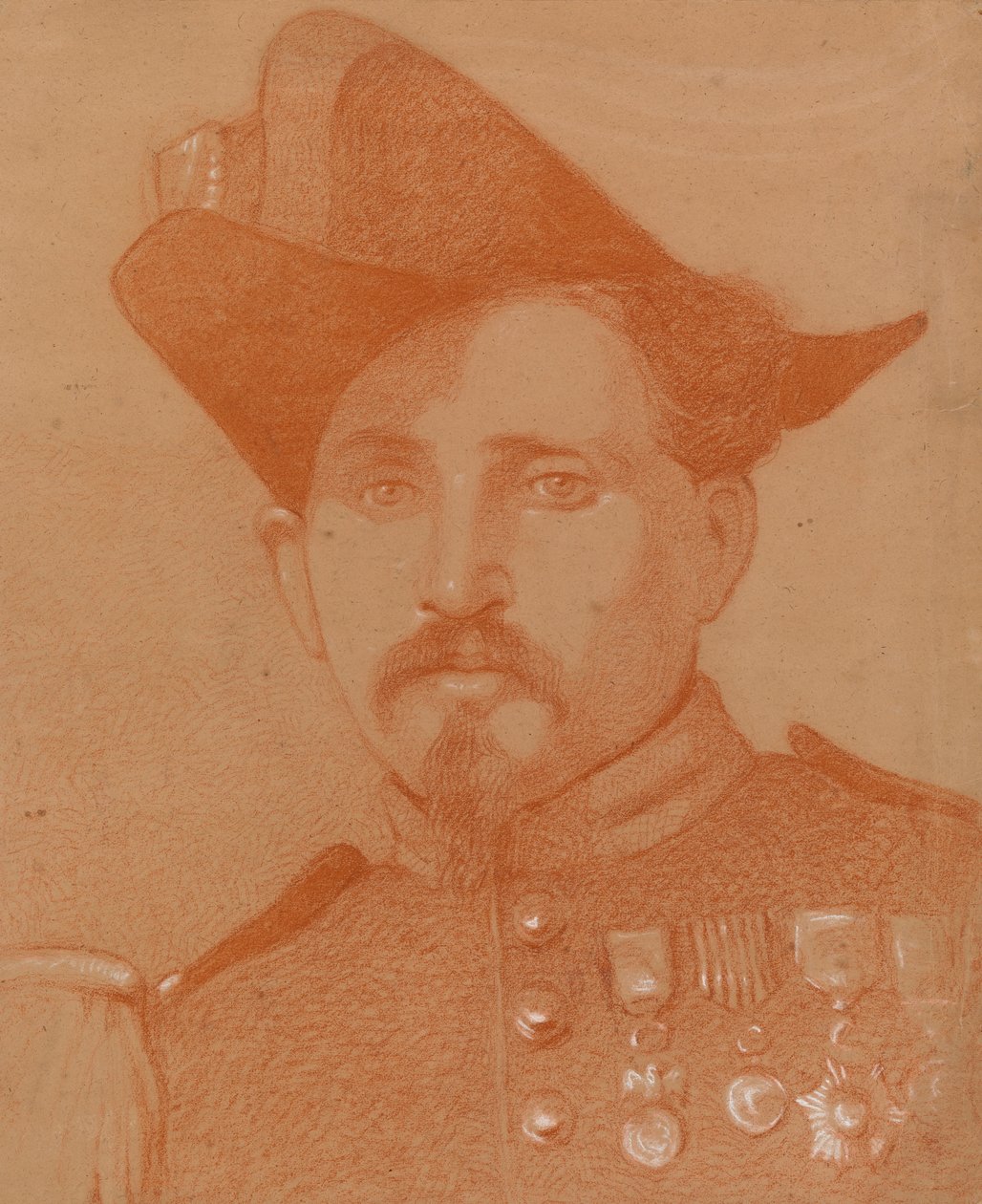 Porträt eines italienischen Soldaten von Severin Falkman