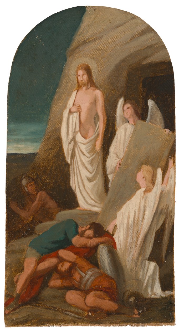 Gesamtentwurf für das Altarbild der Kirche von Sotkamo: Die Auferstehung Christi von Severin Falkman