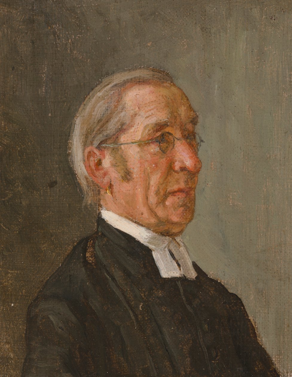 Porträt eines Priesters von Severin Falkman