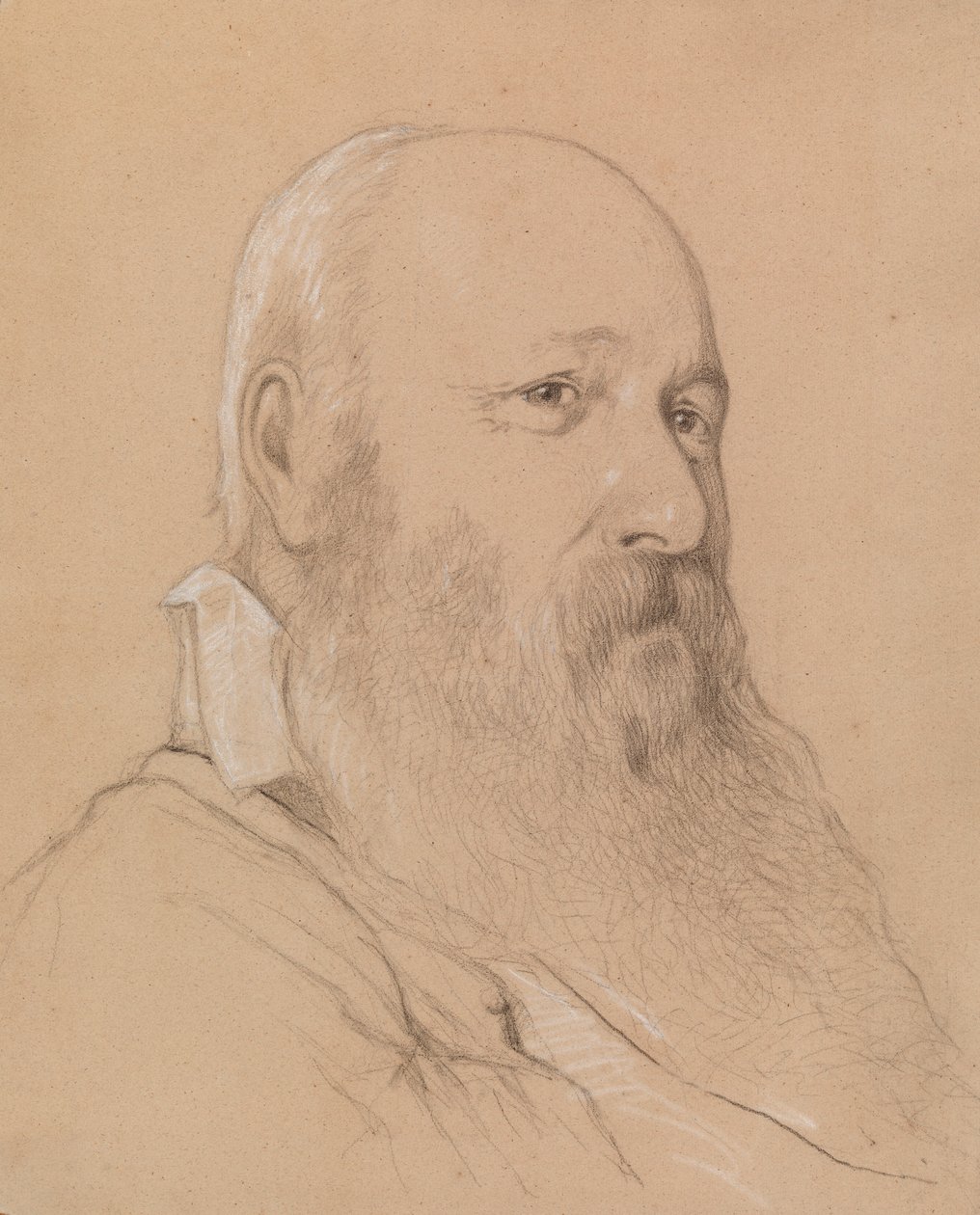 Porträt eines bärtigen Mannes von Severin Falkman