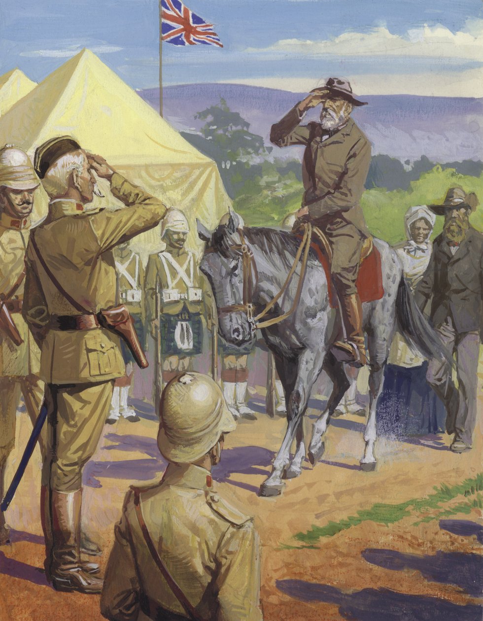 Pier Cronje kapituliert vor Lord Roberts von Severino Baraldi