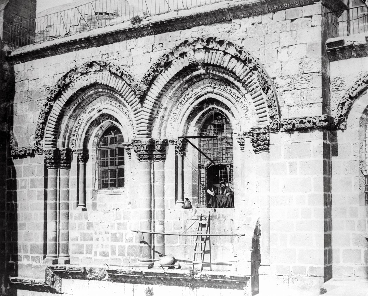 Fenster in der Südseite der Grabeskirche, 1865 von Sgt. James M. McDonald