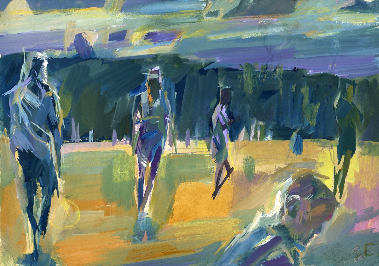 Nachmittag im Park, 2024 von Shaun Carey