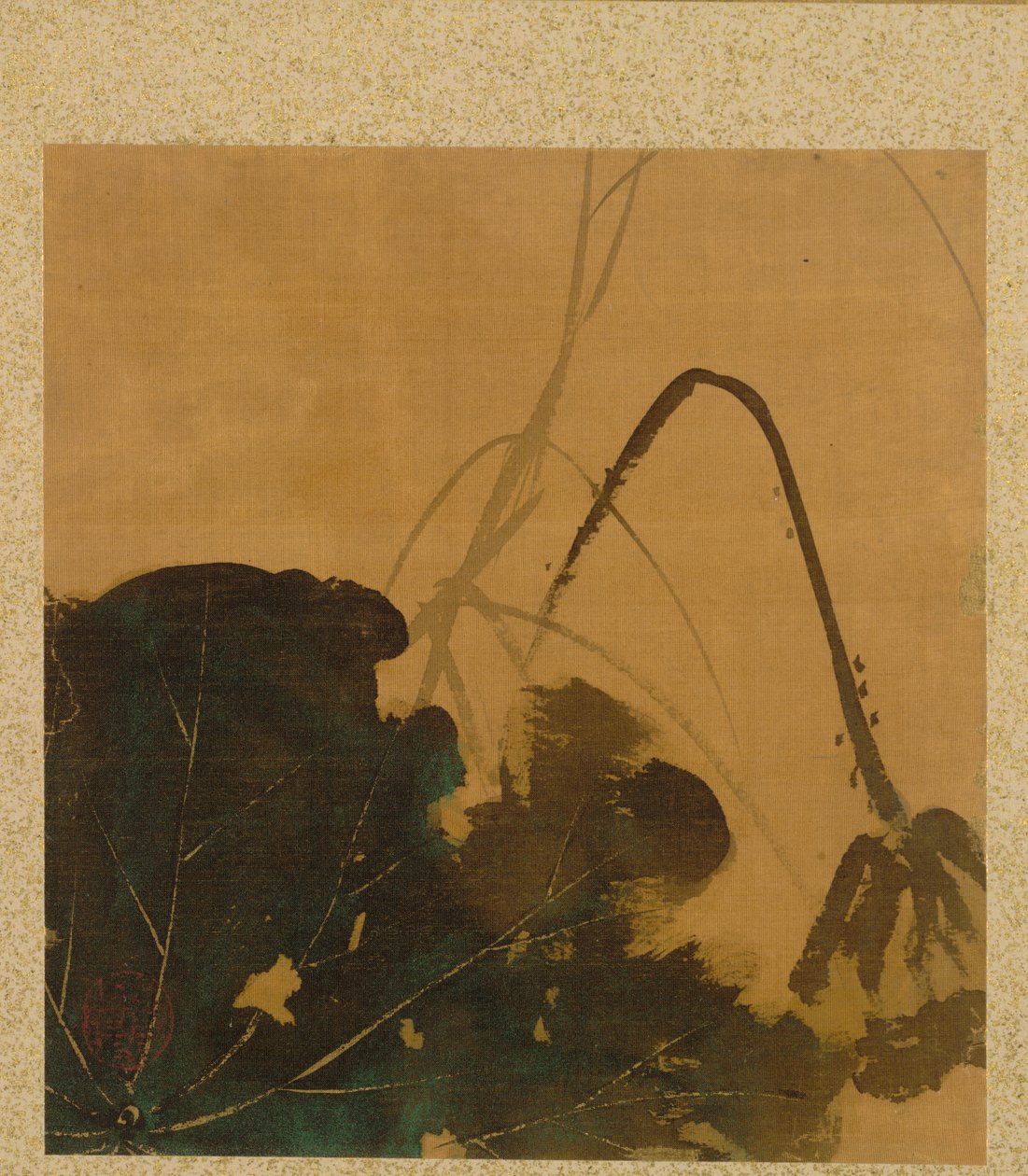 Lotus aus dem Album der Gemälde des Ehrwürdigen Zeshin von Shibata Zeshin