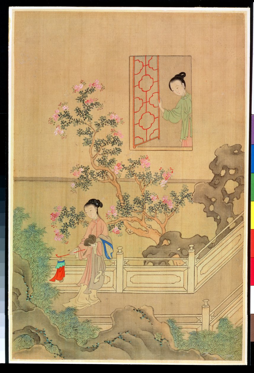 Frau im Garten von Shih Fu Chuiu Ying Shih Fu Chuiu Ying
