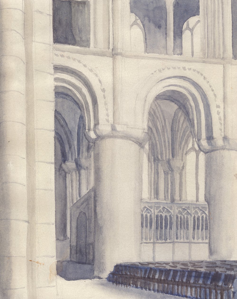 Hereford-Kathedrale, 1951 von Shirley Markham