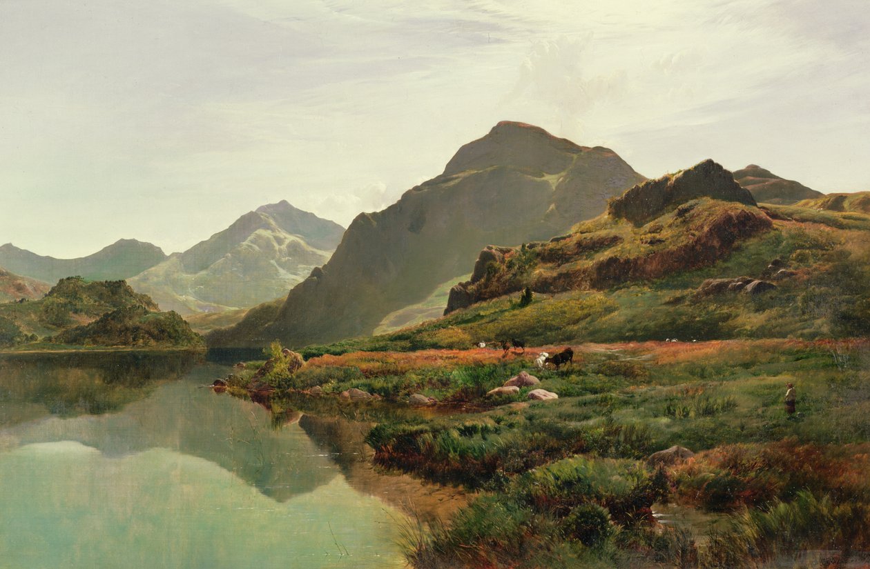 Eine Hochlandsee-Szene von Sidney Richard Percy