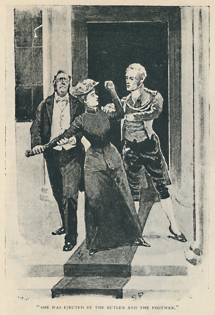 Sie wurde vom Butler und dem Diener hinausgeworfen, 1892 von Sidney Paget