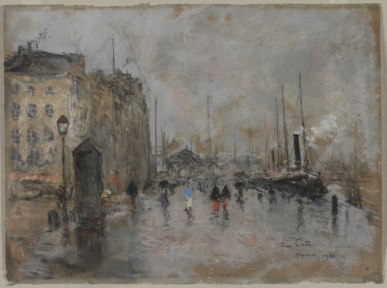 Der Grand Quai von Le Havre, 1901 von Siebe Johannes ten Cate
