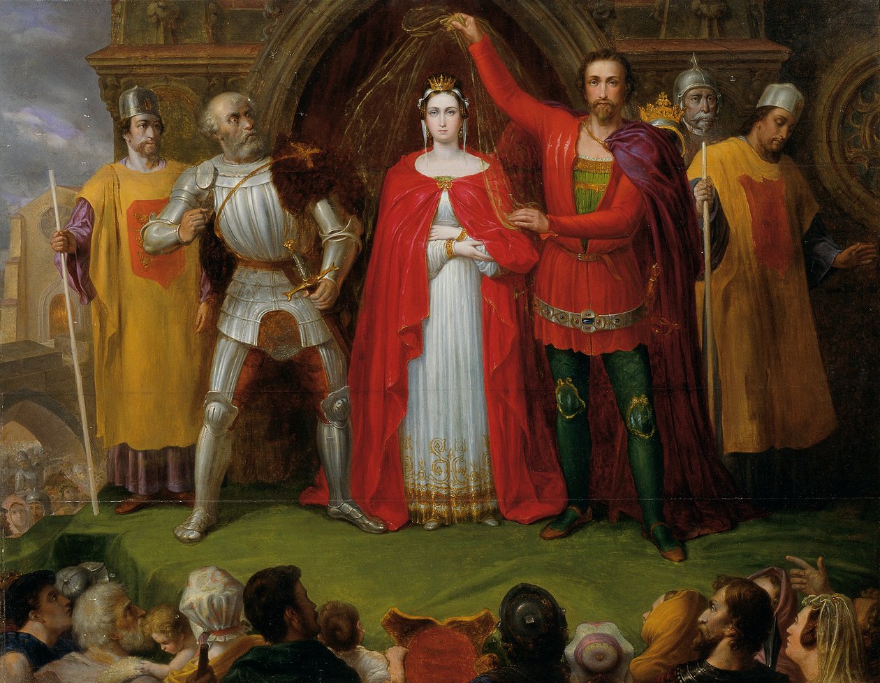 Hochzeit König Alfreds des Großen von England von Sigmund Ferdinand von Perger