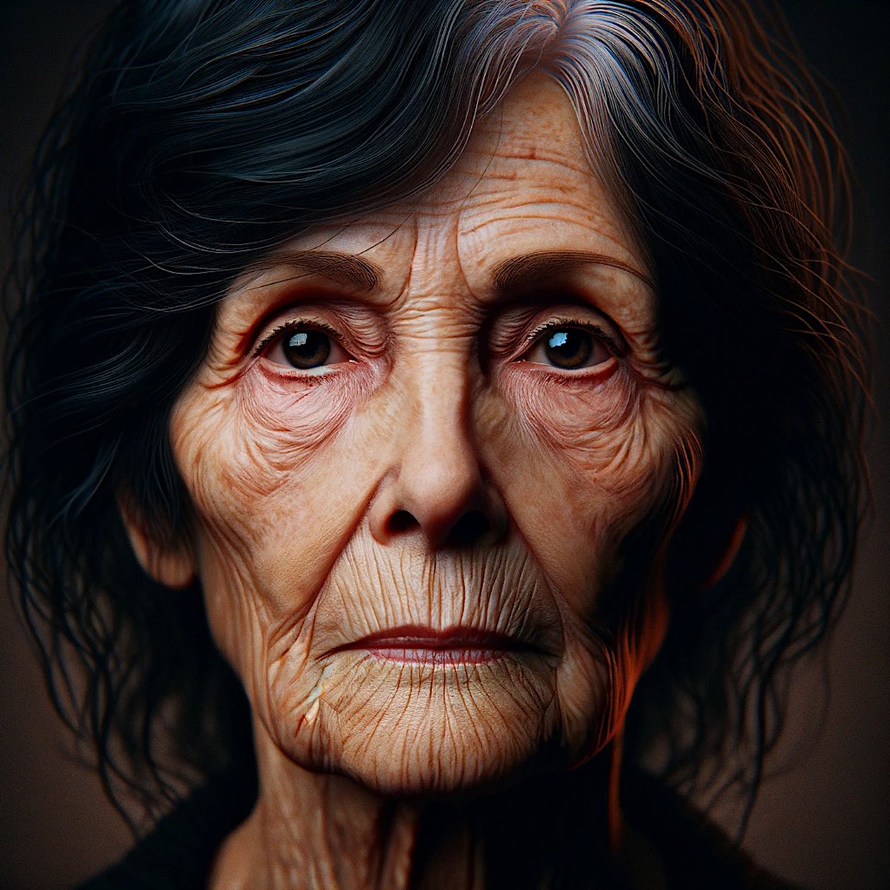 Doris-"KI-geformte Lebensjahre: Porträts der Zeitlosigkeit" von Silvia Martini