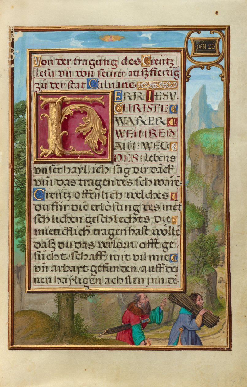 Rand mit Abraham und Isaak von Simon Bening