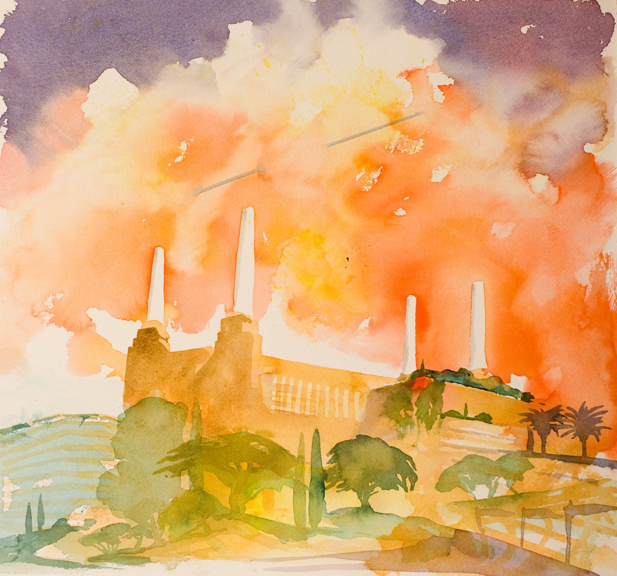 Battersea Beautiful, 2016 von Simon Fletcher