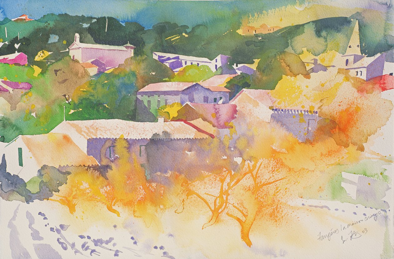 Faugeres, Das Orange Haus, 2003 von Simon Fletcher
