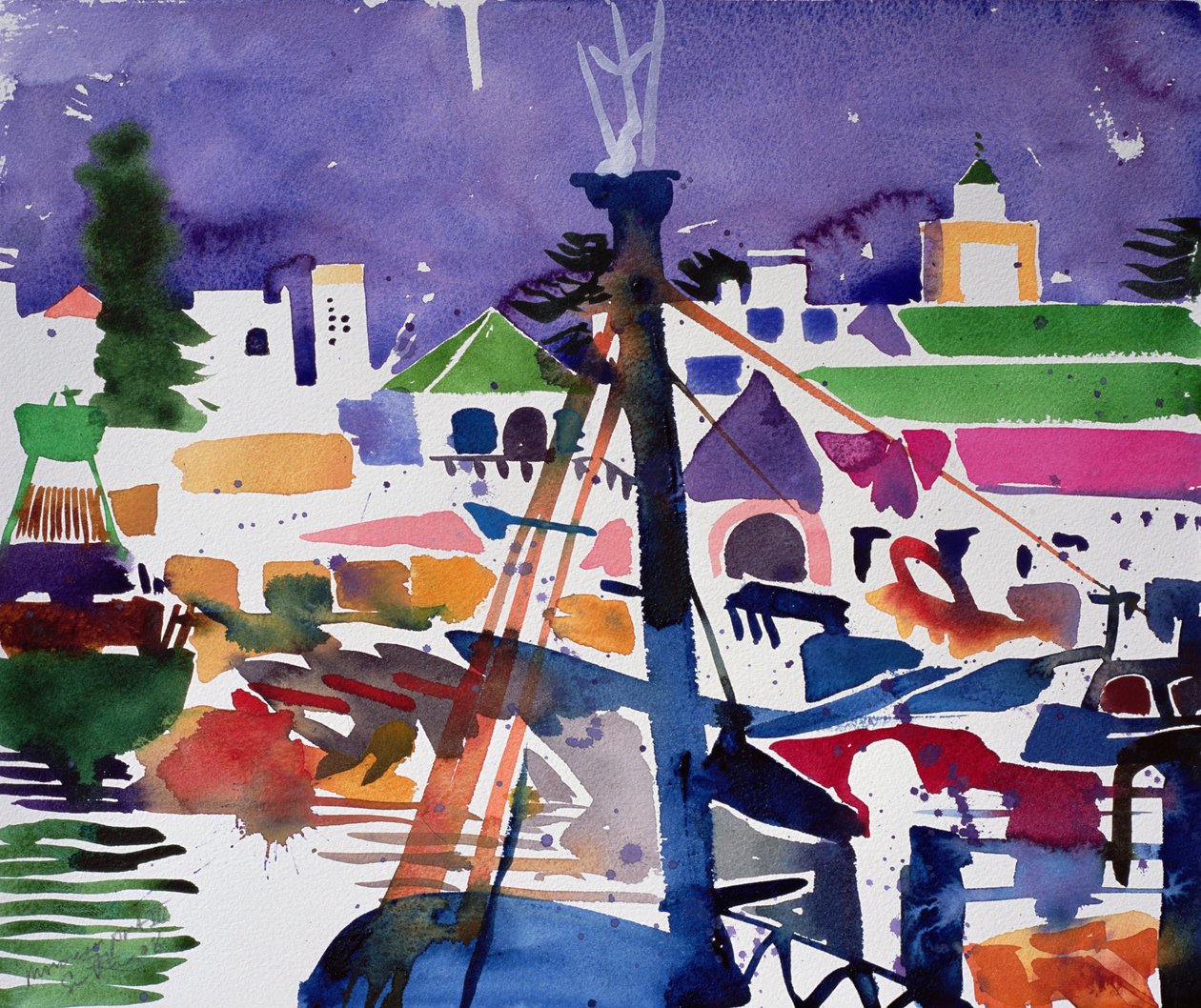 Marokkanischer Hafen III von Simon Fletcher