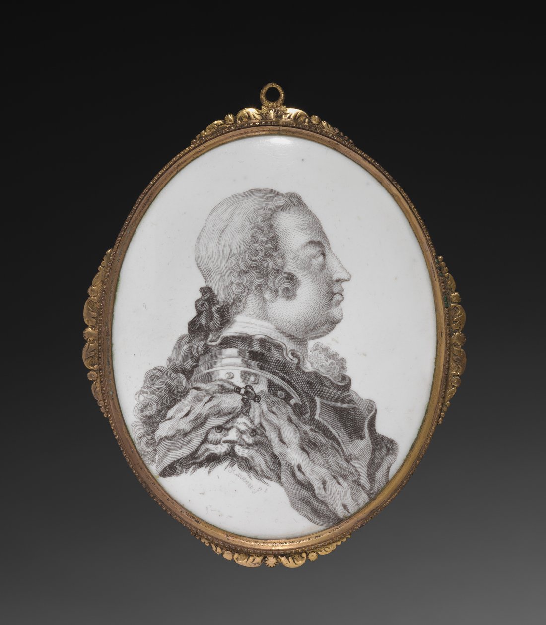 Ovales Plakette, Herzog von Cumberland, ca. 1755 von Simon Francois Ravenet