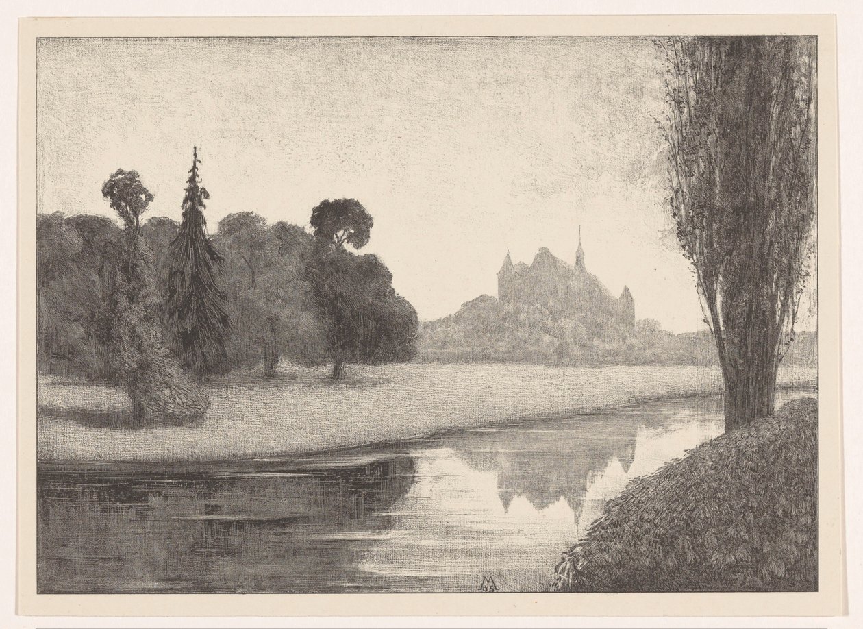 Park bei Schloss von Simon Moulijn