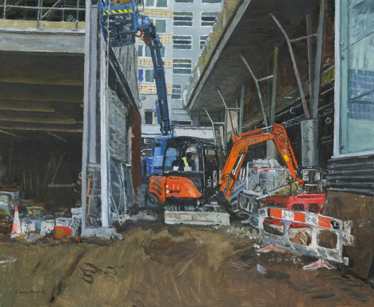 Baustelle, Wandsworth von Simon Neville