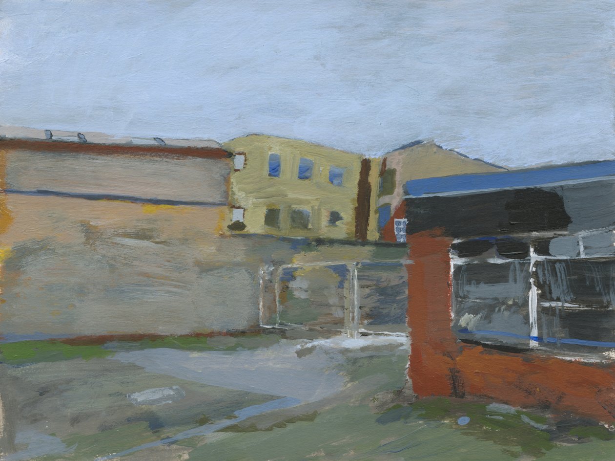 Vorplatz und Gebäude von Simon Neville