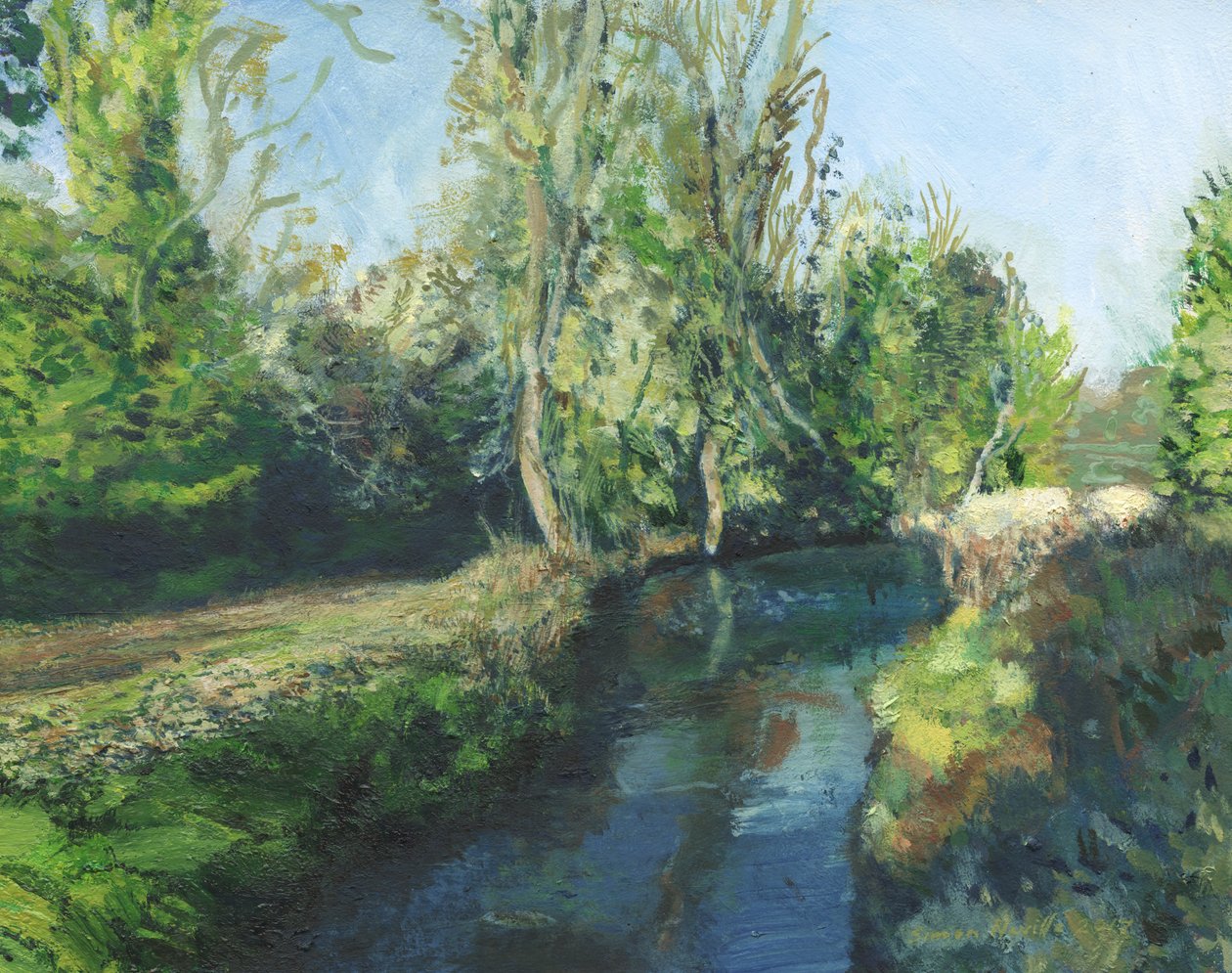 Latchmere Brook, Ham Common von Simon Neville