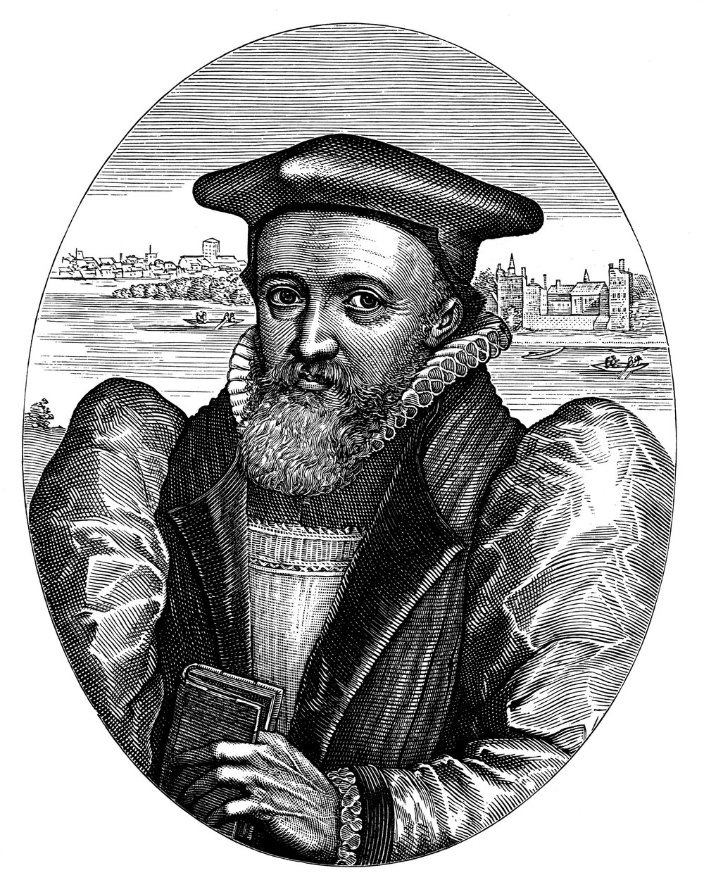 George Abbott 1562-1633, englischer Geistlicher und Erzbischof von Canterbury, 17. Jahrhundert von Simon Pass