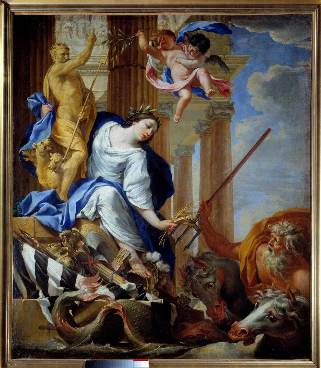 Allegorie der Wohltaten des Friedens von Simon Vouet