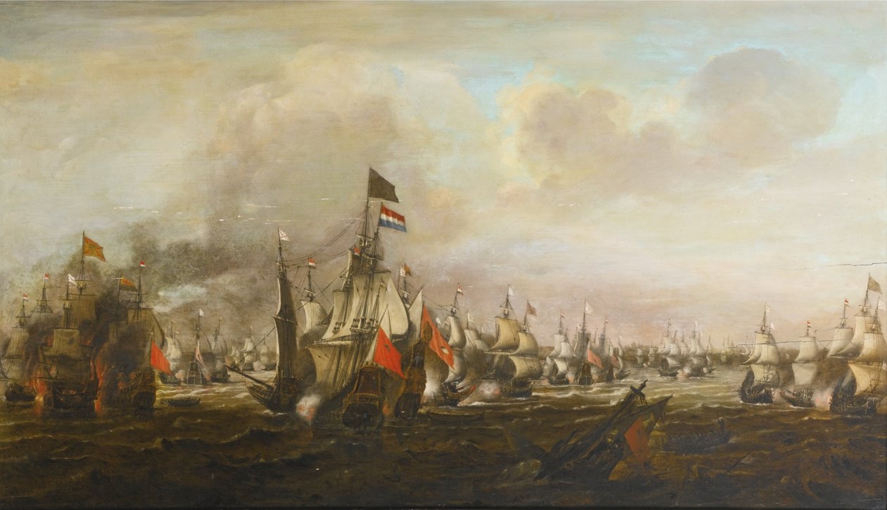 Die Schlacht von den Downs von Simon de Vlieger