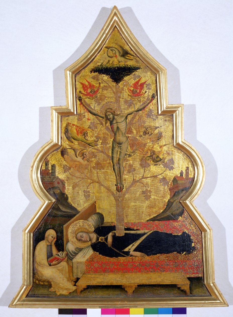 Der Traum der Jungfrau, ca. 1355-60 von Simone dei Crocifissi