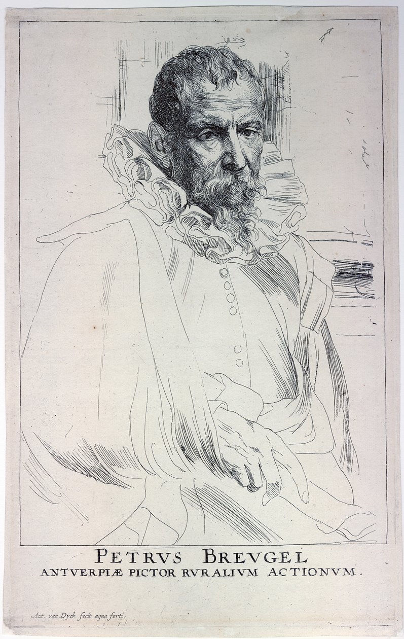 Porträt des Künstlers Jan Brueghel der Jüngere 1601-1678 von Sir Anthony van Dyck