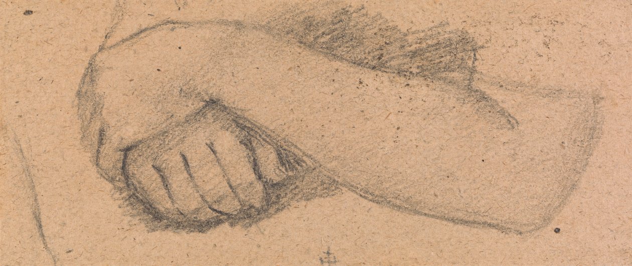 Arme des Mädchens, das in der Mitte steht von Sir David Wilkie