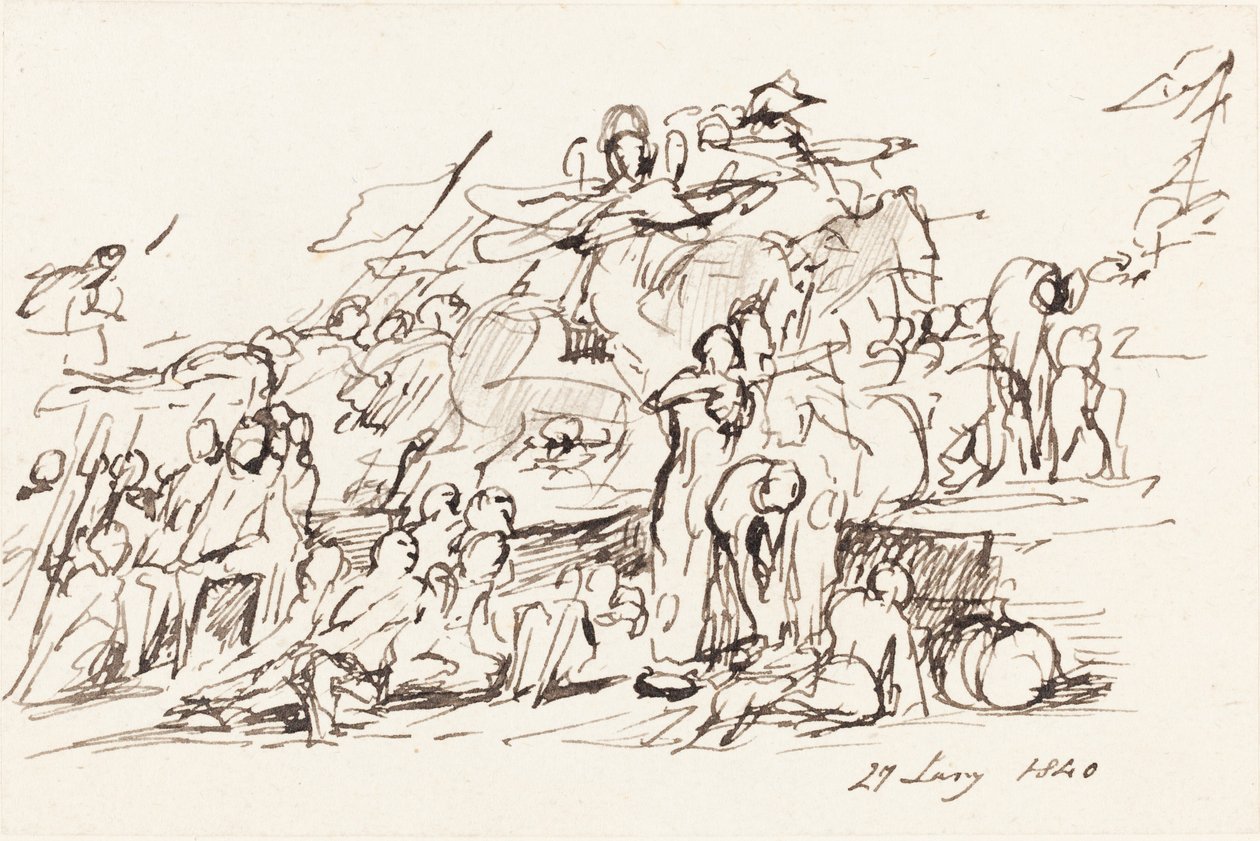Schlachtenszene von Sir David Wilkie