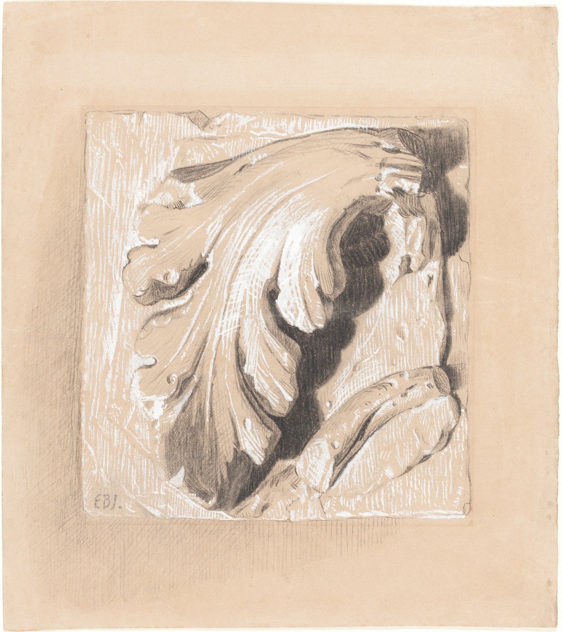 Ein Fragment eines antiken Frieses von Sir Edward Coley Burne Jones