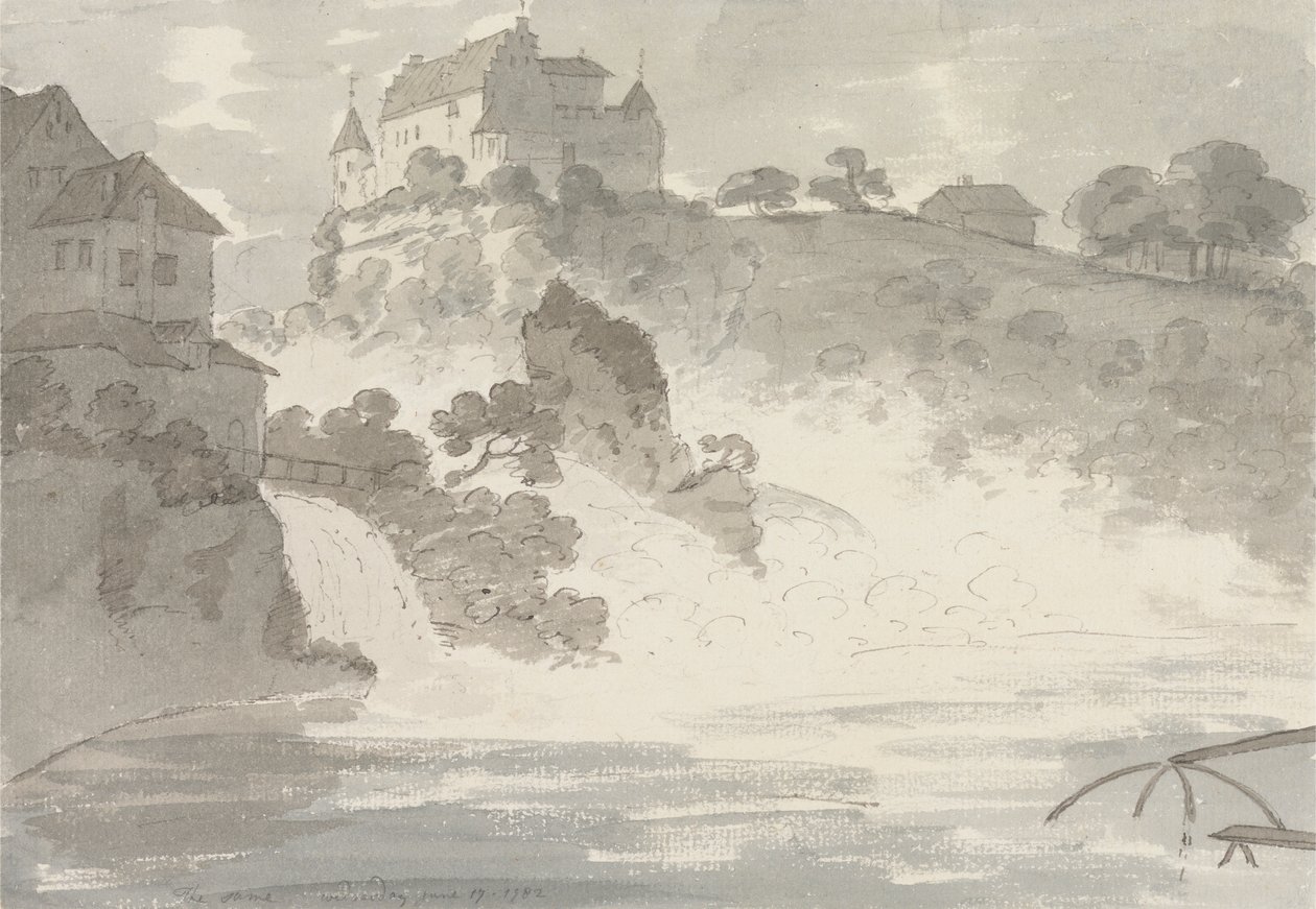 Wasserfälle bei Schaffhausen von Sir George Howland Beaumont seventh Baronet