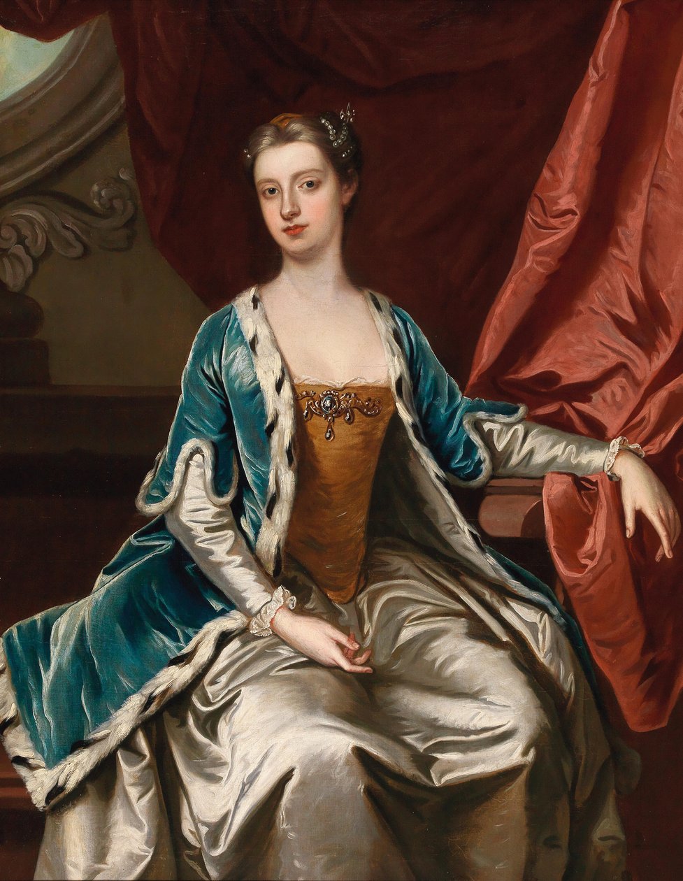 Porträt von Lady Mary Wortley Montagu 1689-1762 von Sir Gotfrey Kneller