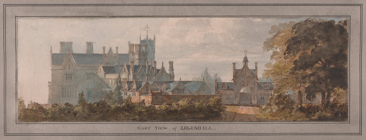 Lilleshall, Shropshire: Ostansicht von Sir Jeffry Wyatville