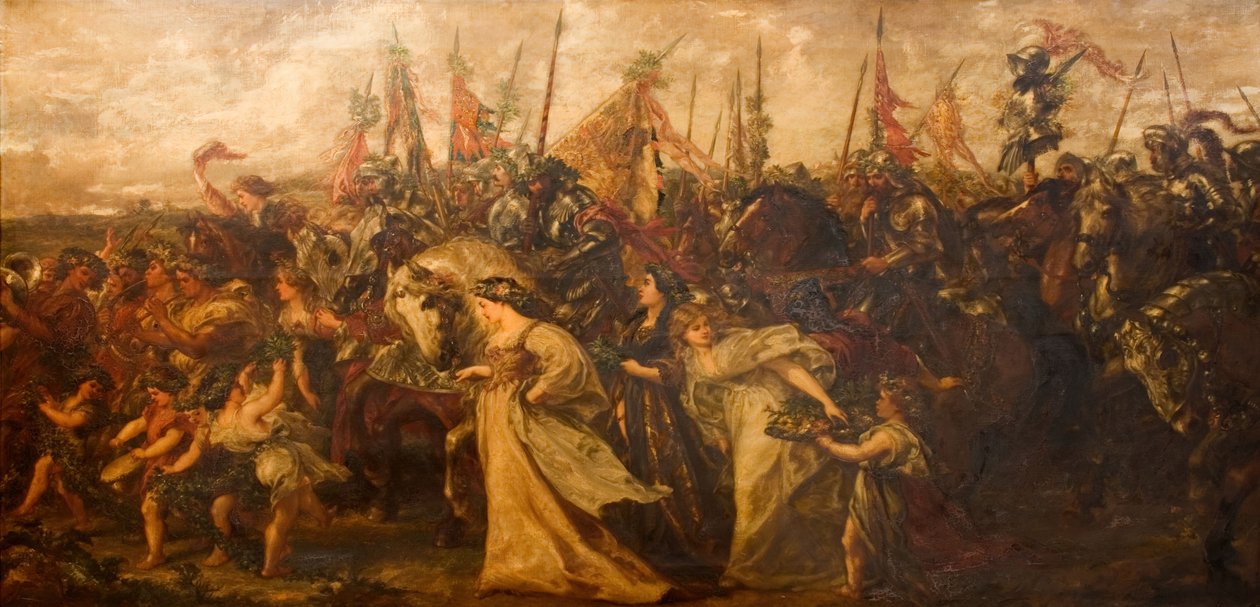 Die Rückkehr der Sieger, 1878-1879 von Sir John Gilbert