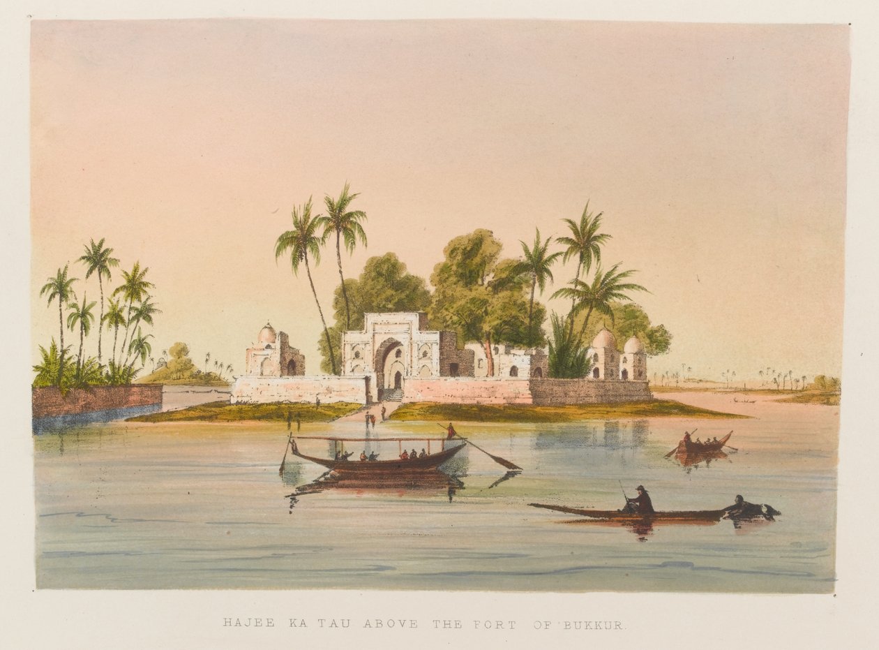 Hajee Ka Tau über dem Hafen von Bukkur von Sir Keith A. Jackson