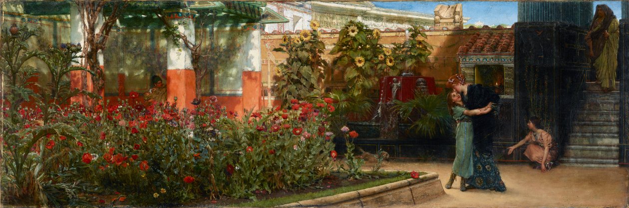 Ein herzlicher Empfang, vor 1878 von Sir Lawrence Alma Tadema
