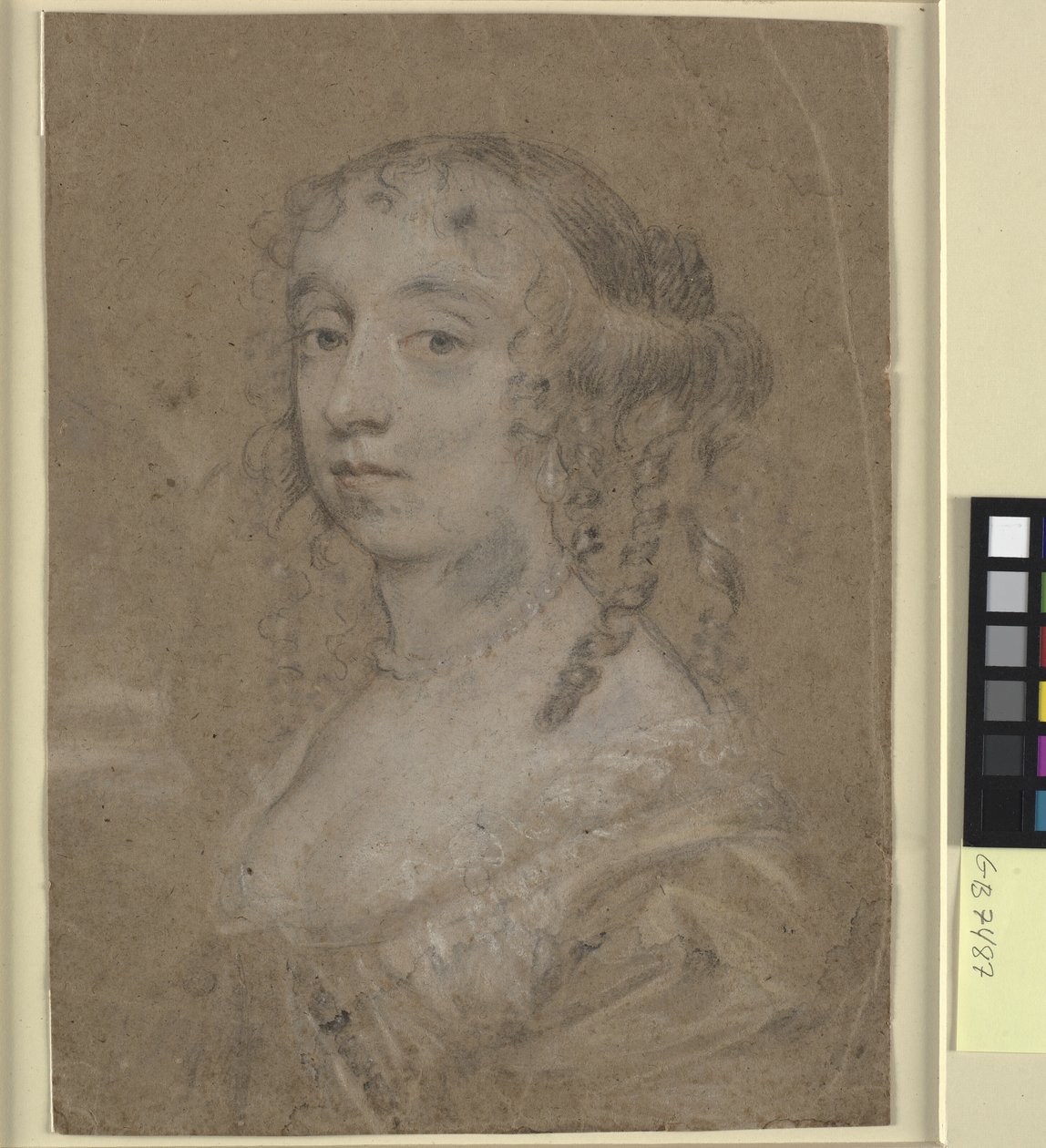 Kopf- und Schulterporträt einer Dame von Sir Peter Lely