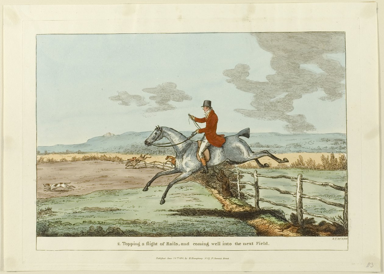 Überqueren eines Zauns und gut ins nächste Feld kommen, Tafel zwei aus Unverzichtbare Fähigkeiten von Sir Robert Frankland