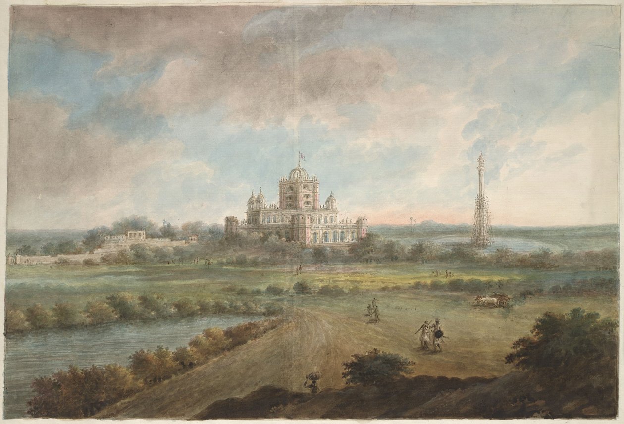 Haus von General Claude Martin, Constantia, im Park von Lucknow von Sita Ram