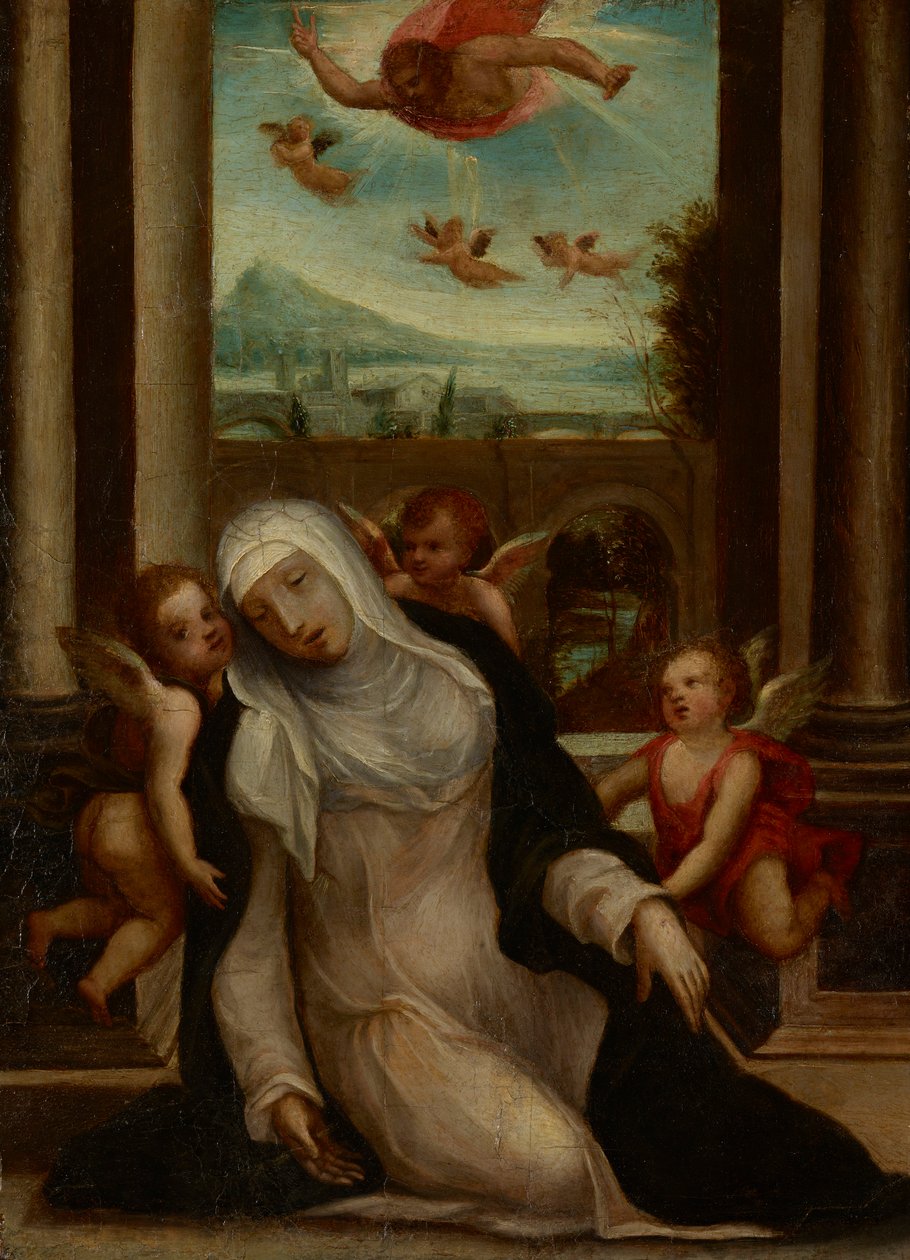 Die Ekstase der Heiligen Katharina von Siena von Sodoma